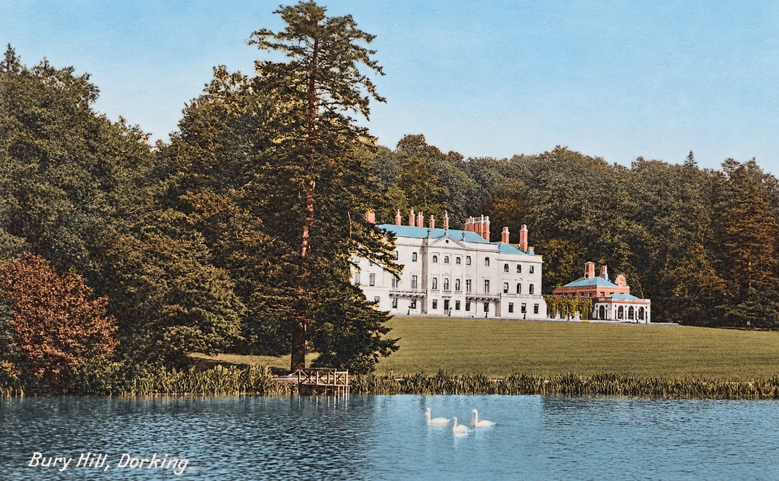 Bury Hill, Dorking, postcard, c.1905–1910